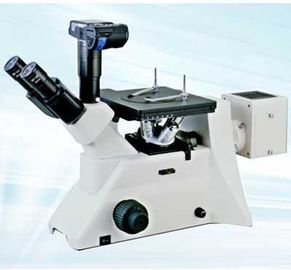 الصين ثلاثي العينيات رأس مجهر مقلوب المعدنية مع واجهة الكاميرا الرقمية مصنع